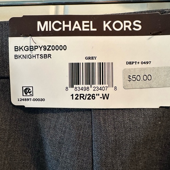 Michael Kors Collection Kids' Grey Wool Blend Dress Pants, Size 12, NWT - Picture 5 of 7